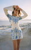 Tahina Airy Palm Mini Dress