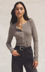 Stella Striped Modal Rib Henley