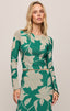 Taysha Bloom Floral Mesh Top