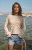 Hullen Diamond Crochet Sweater
