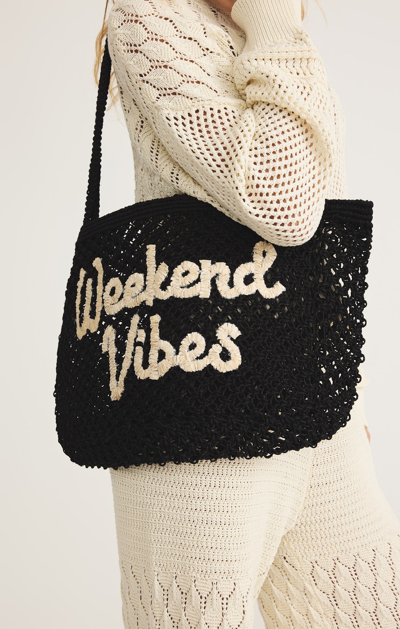 Woven Jute Tote Bag Secondary image