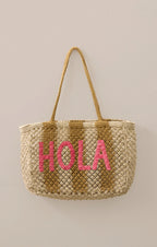 Woven Jute Tote Bag