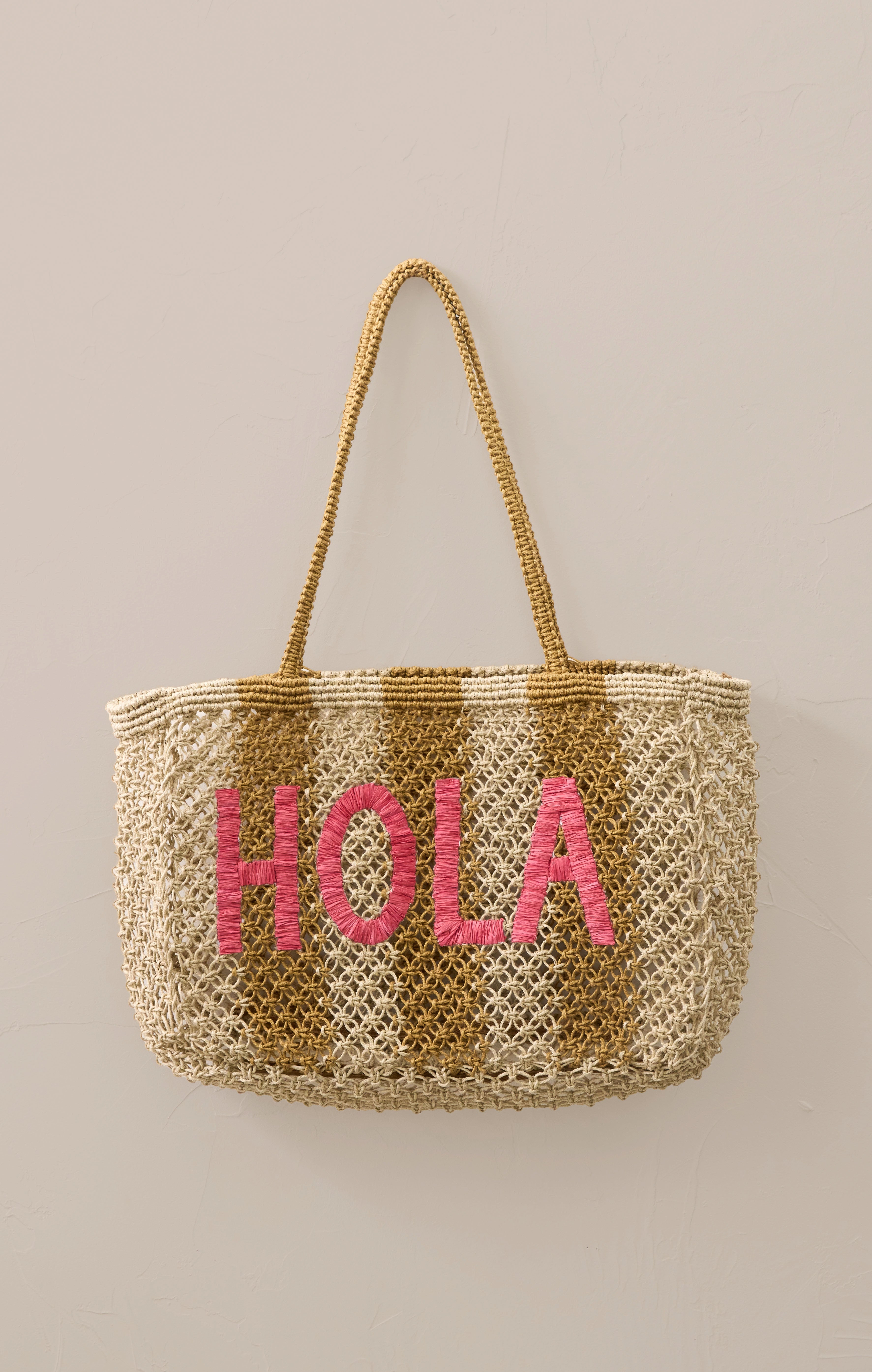 Woven Jute Tote Bag