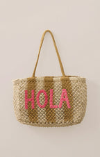 Woven Jute Tote Bag
