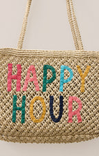 Woven Jute Tote Bag