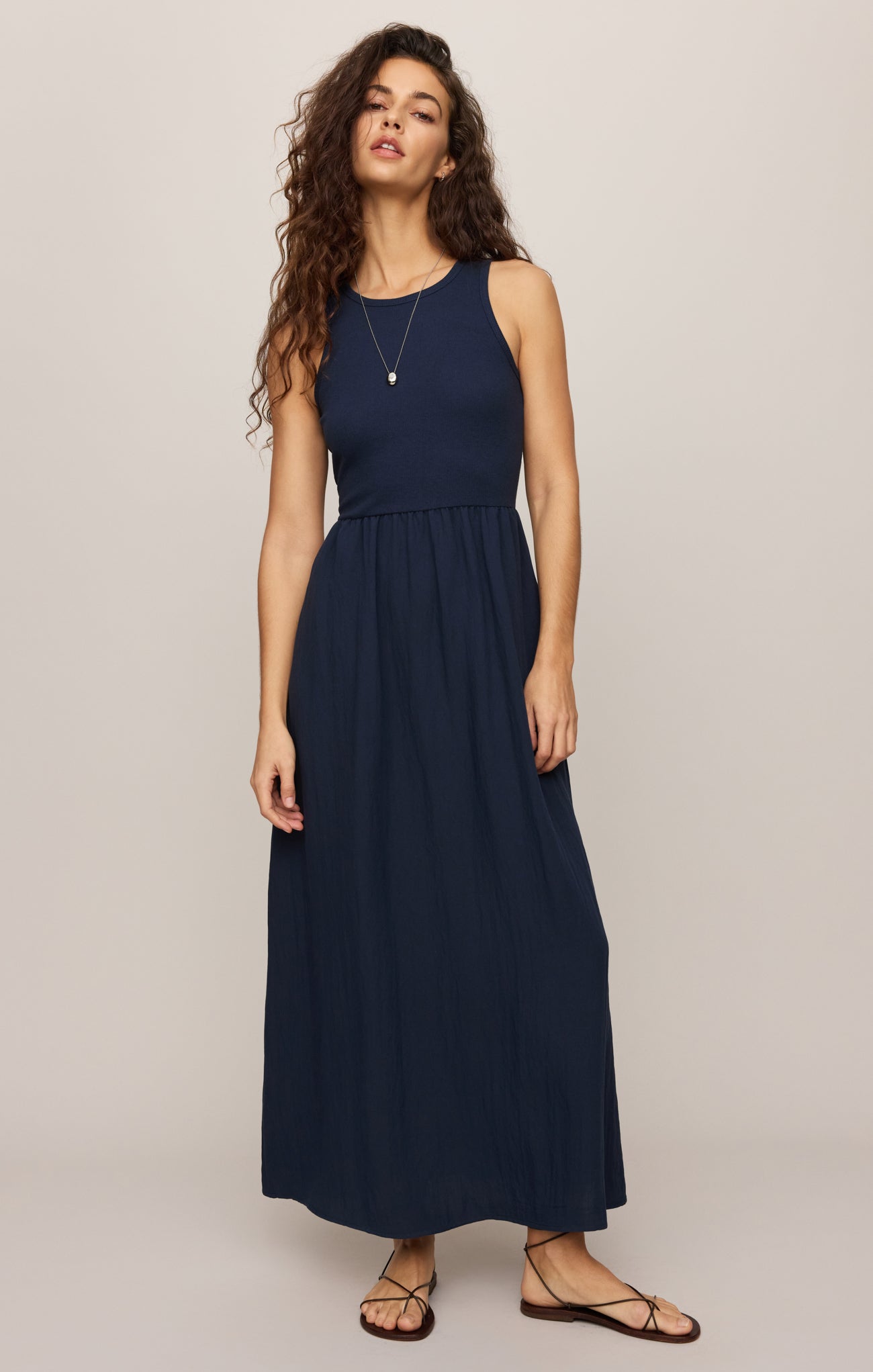 Charlotte Rib Midi Dress Main image