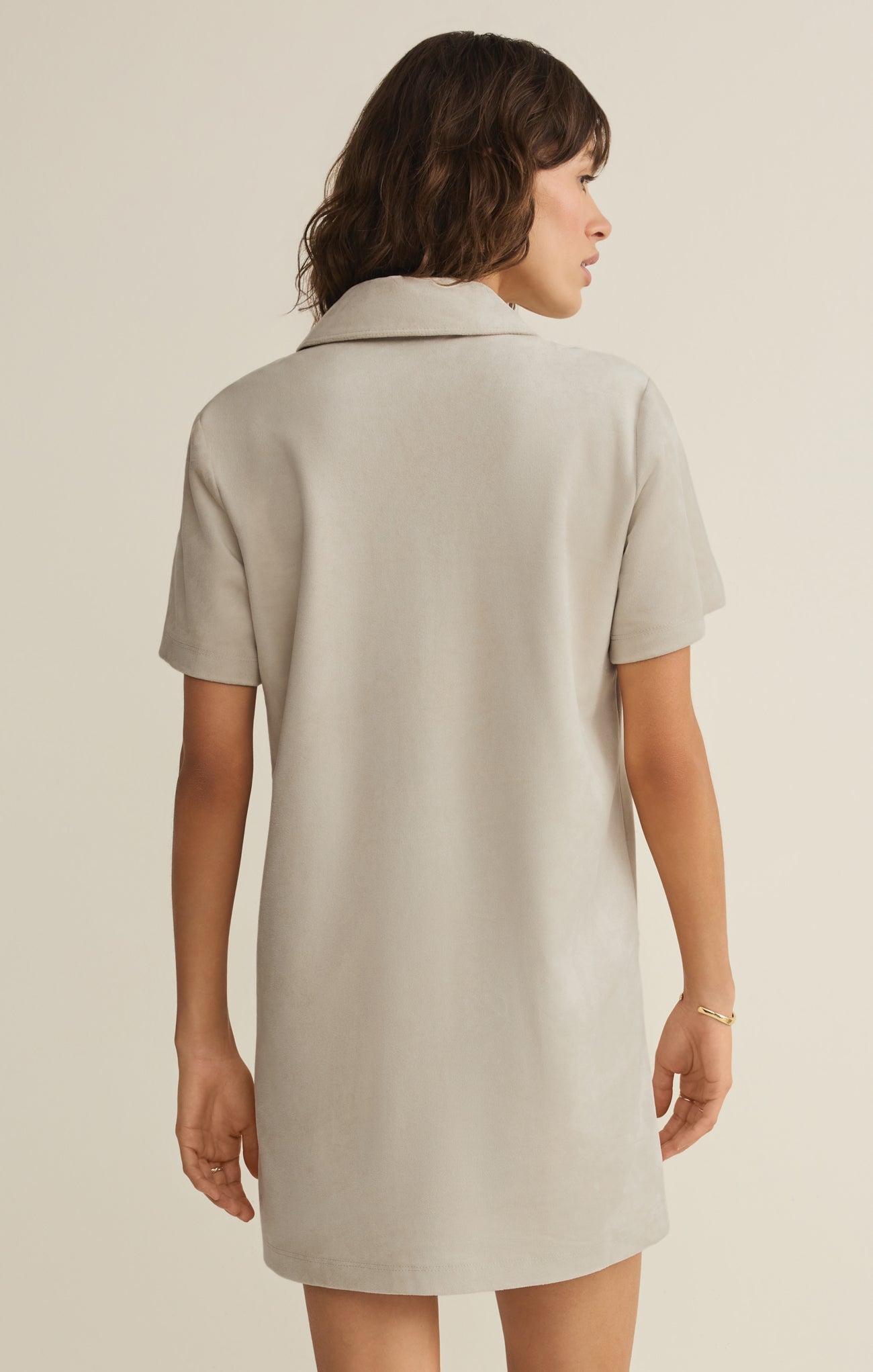 Kellie Faux Suede Mini Dress