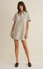 Kellie Faux Suede Mini Dress