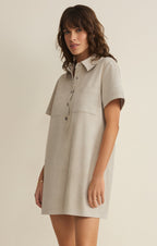Kellie Faux Suede Mini Dress