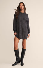 Amina Jacquard Sweater Mini Dress