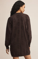 Amina Jacquard Sweater Mini Dress