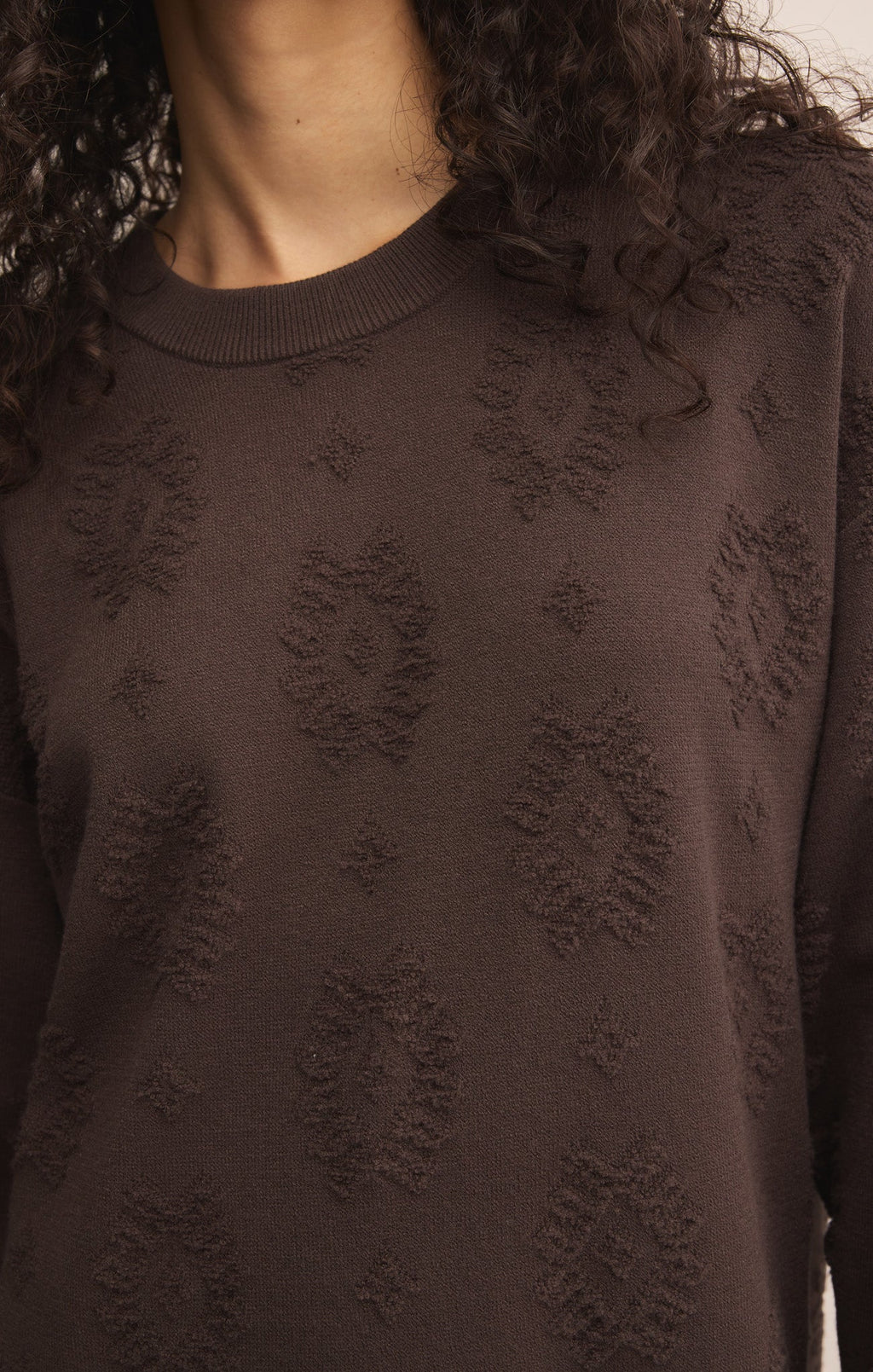 Amina Jacquard Sweater Mini Dress