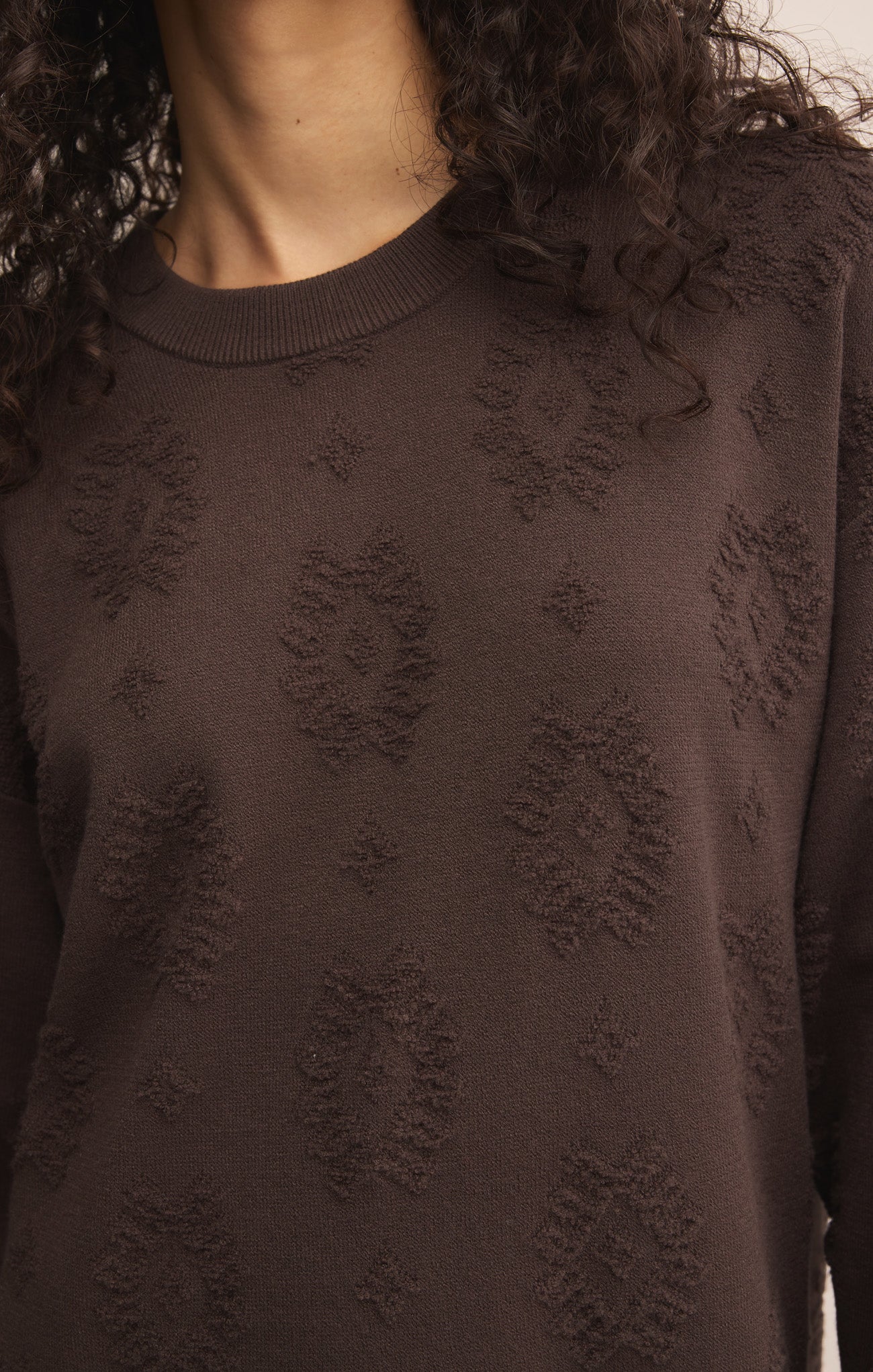 Amina Jacquard Sweater Mini Dress