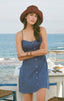 Angel Eyes Denim Mini Dress