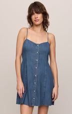 Angel Eyes Denim Mini Dress