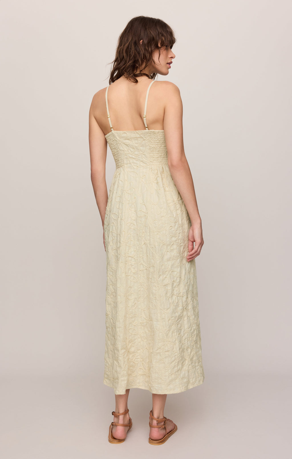 Angel Eyes Embroidered Maxi Dress