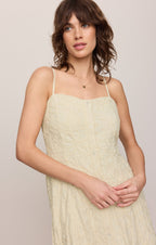 Angel Eyes Embroidered Maxi Dress