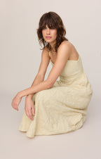 Angel Eyes Embroidered Maxi Dress