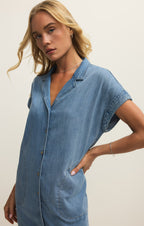 Napa Lightweight Denim Mini Dress