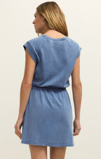Kalani Jersey Denim Mini Dress