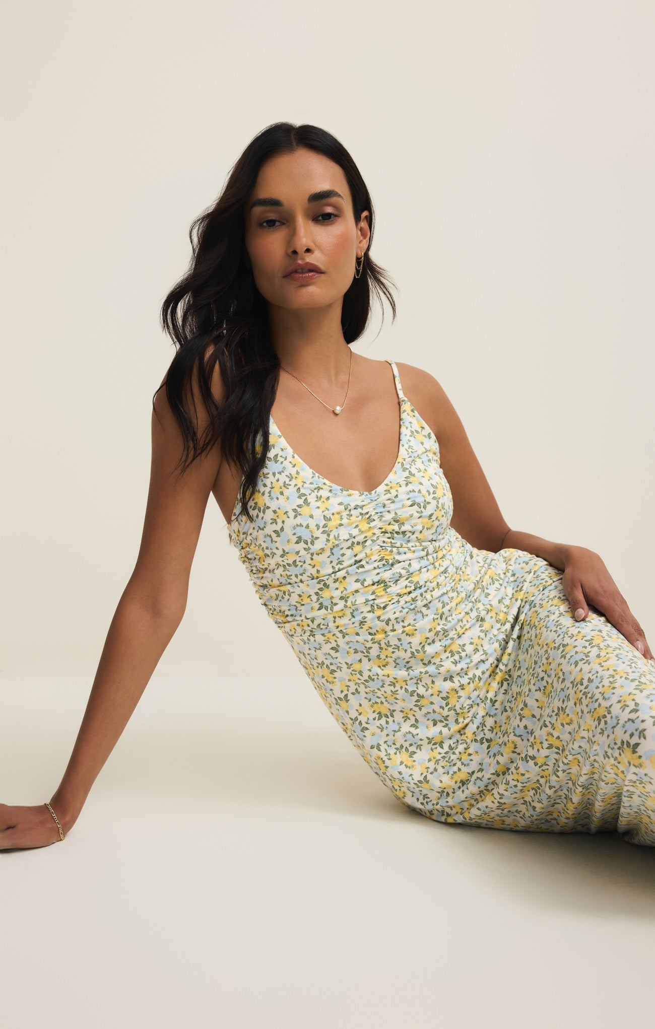 Faya Idra Ditsy Maxi Dress