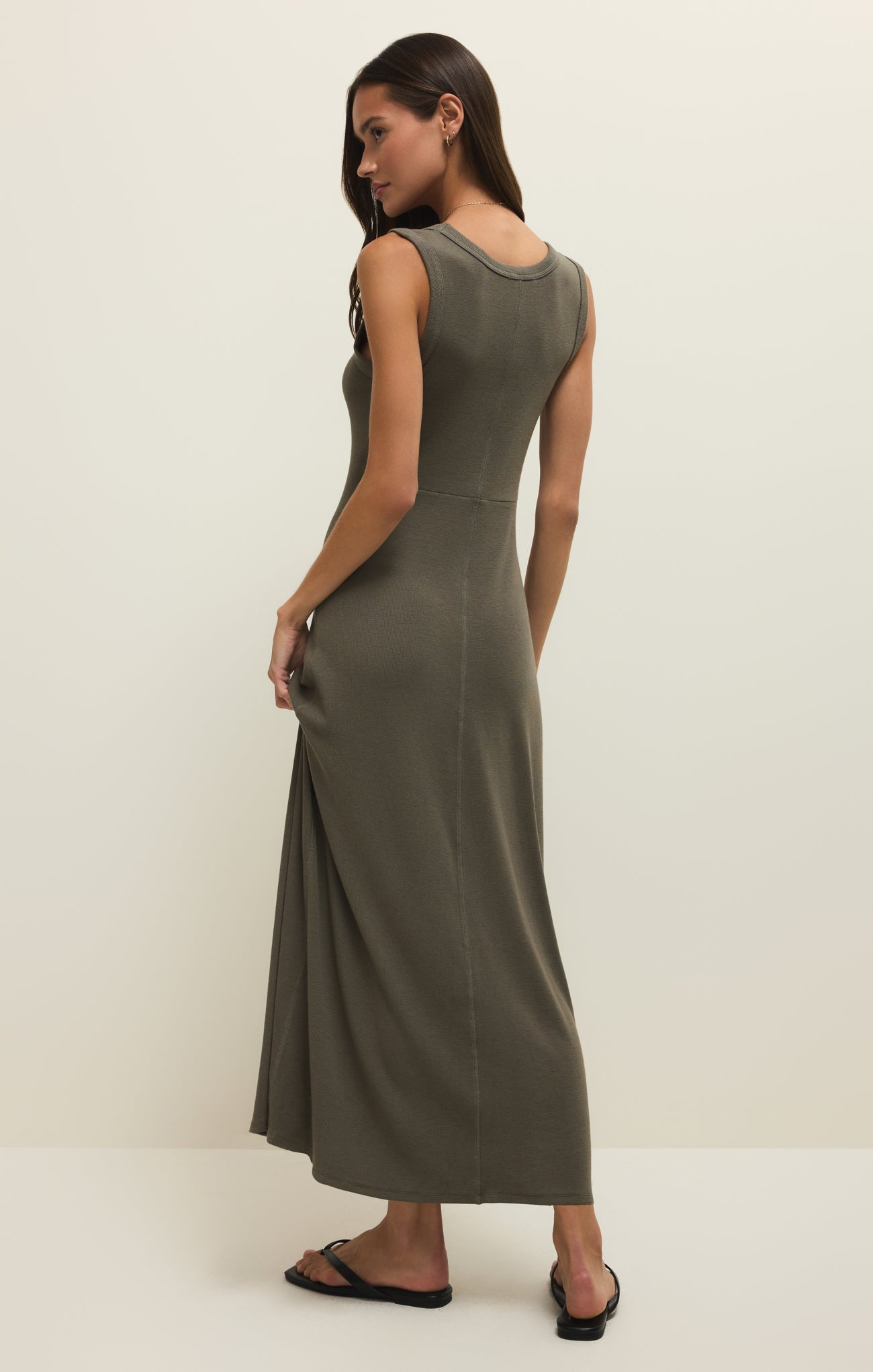 Linden Slub Rib Maxi Dress Secondary image