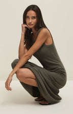 Linden Slub Rib Maxi Dress