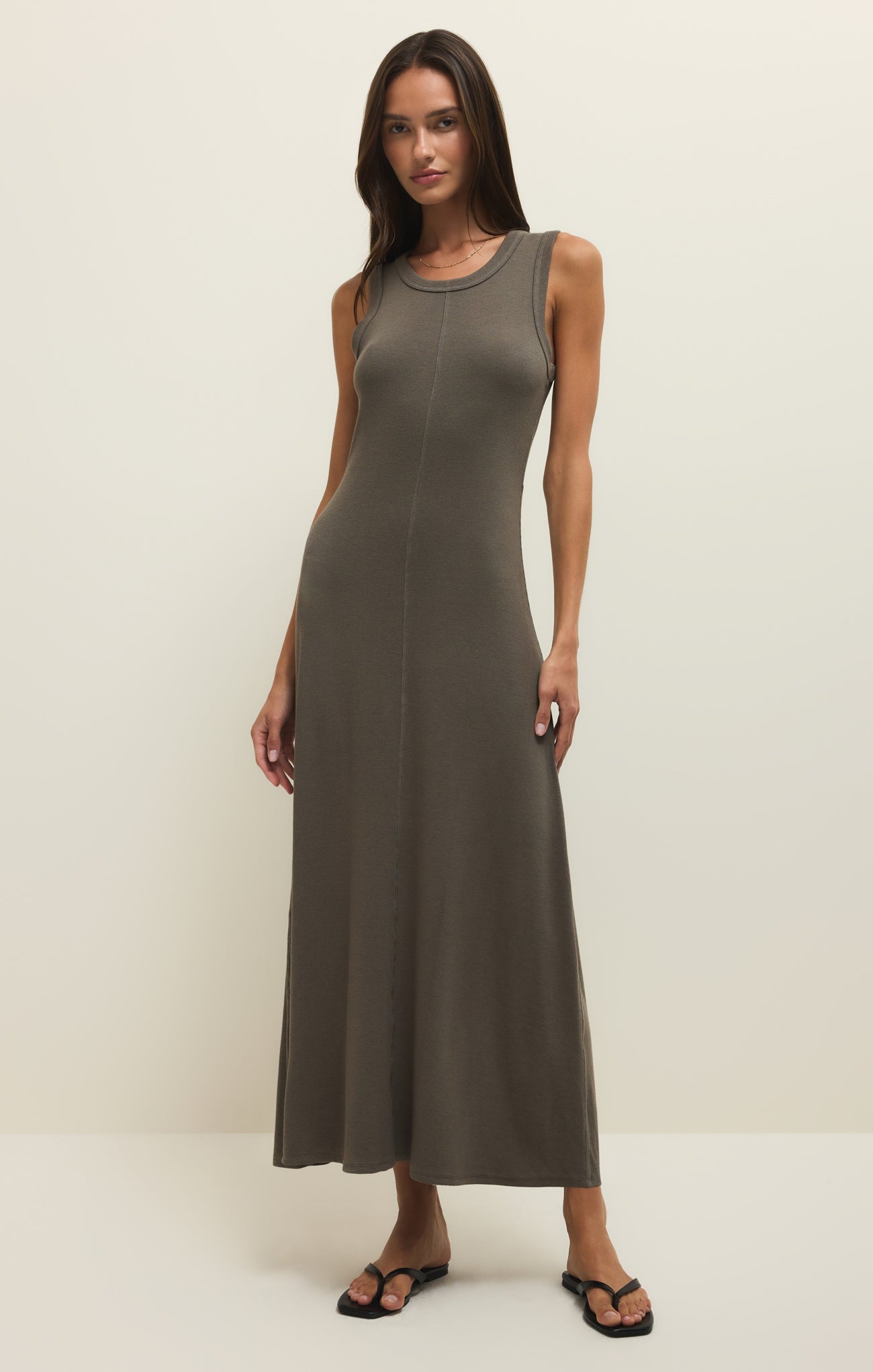 Linden Slub Rib Maxi Dress Main image
