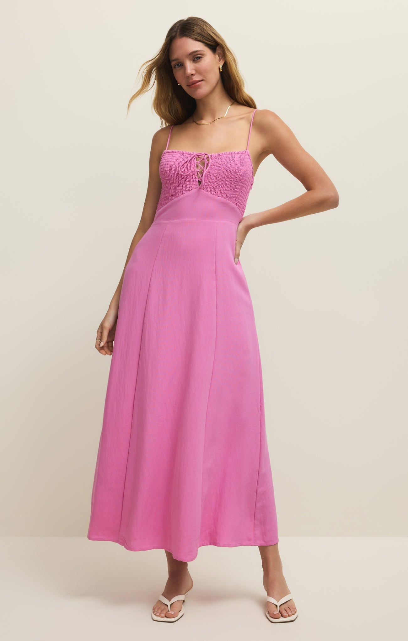 Granada Airy Gauze Maxi Dress Main image