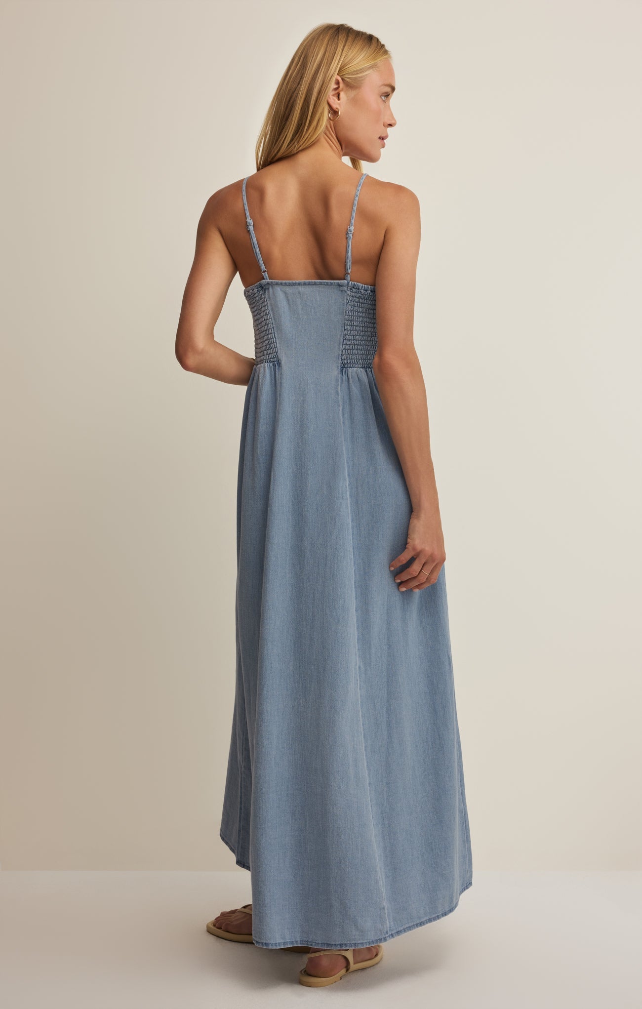 Angel Eyes Chambray Midi Dress Secondary image