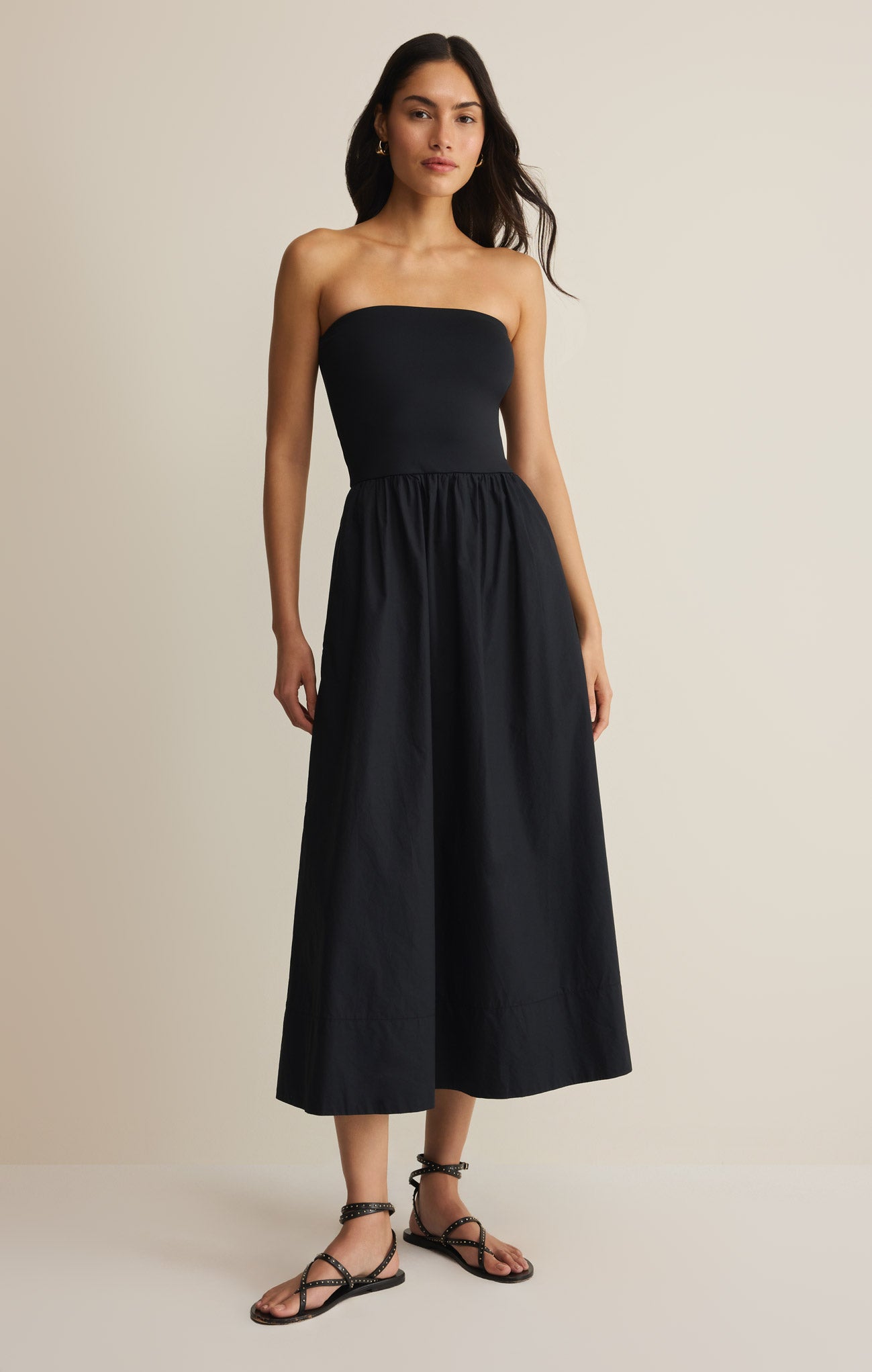 Sunsought Strapless Midi Dress Main image