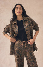 All Day Knit Leopard Jacket