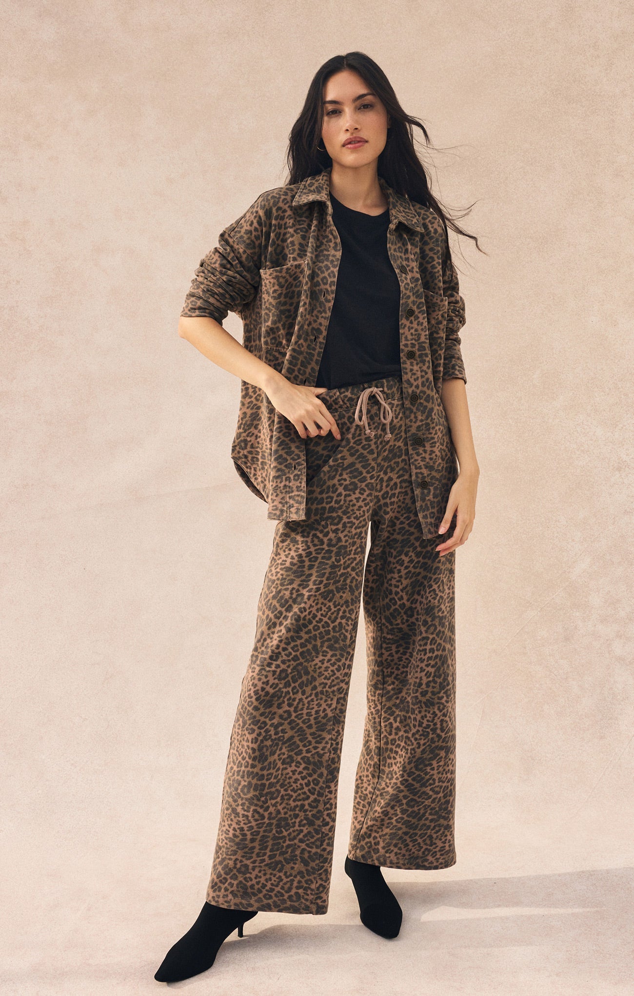 All Day Knit Leopard Jacket
