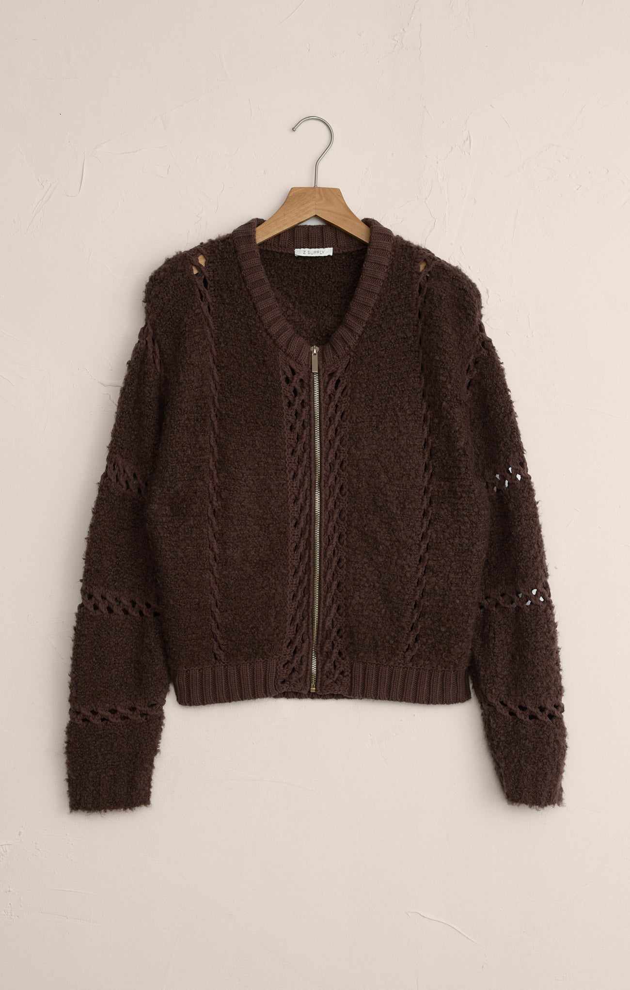 Sundance Zip-Up Sweater Jacket
