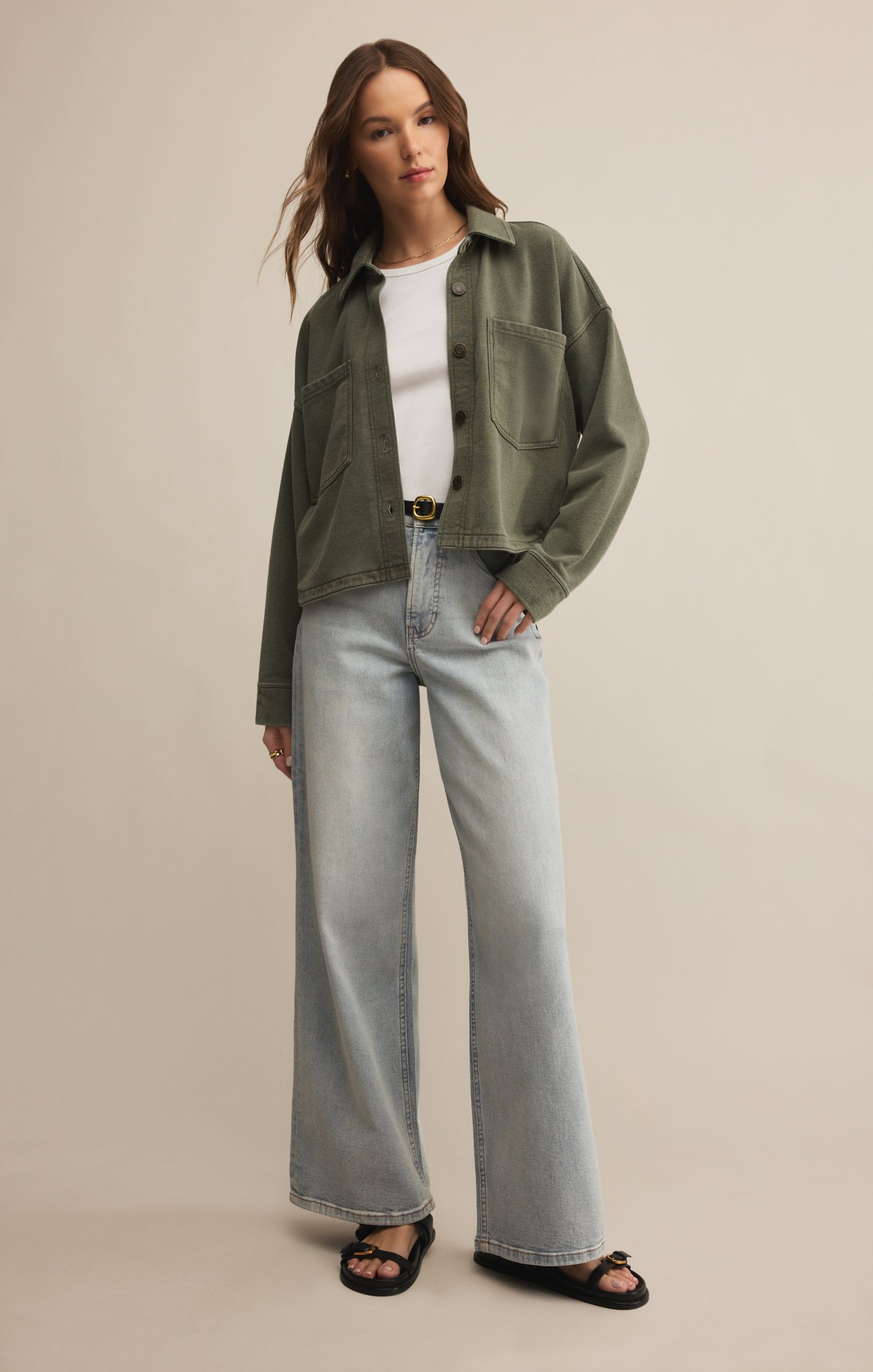 All Day Cropped Knit Jacket