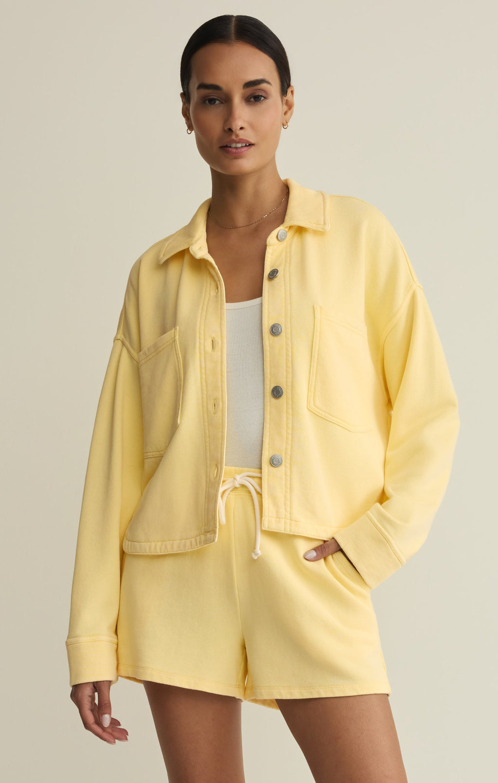 All Day Cropped Knit Jacket