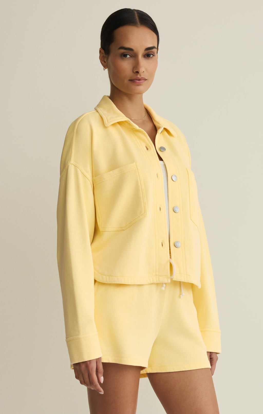 All Day Cropped Knit Jacket