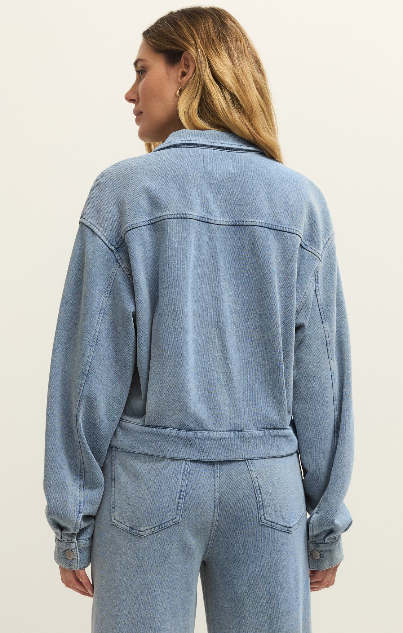 Heritage Knit Denim Jacket Secondary image