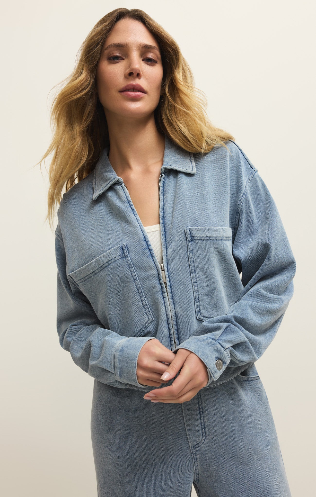 Heritage Knit Denim Jacket