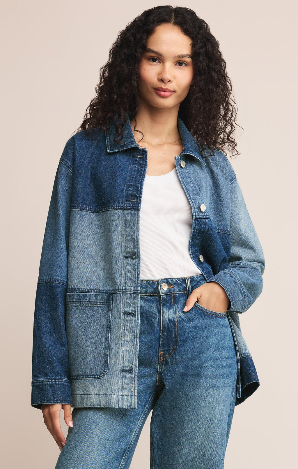 On The Road Color Block Jacket