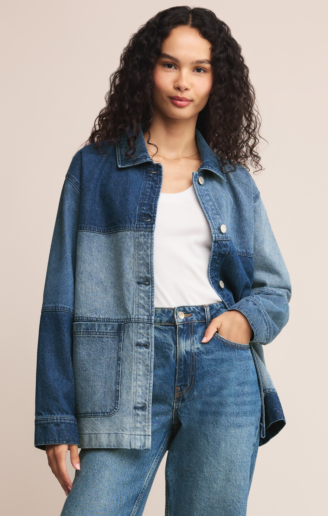 On The Road Color Block Jacket