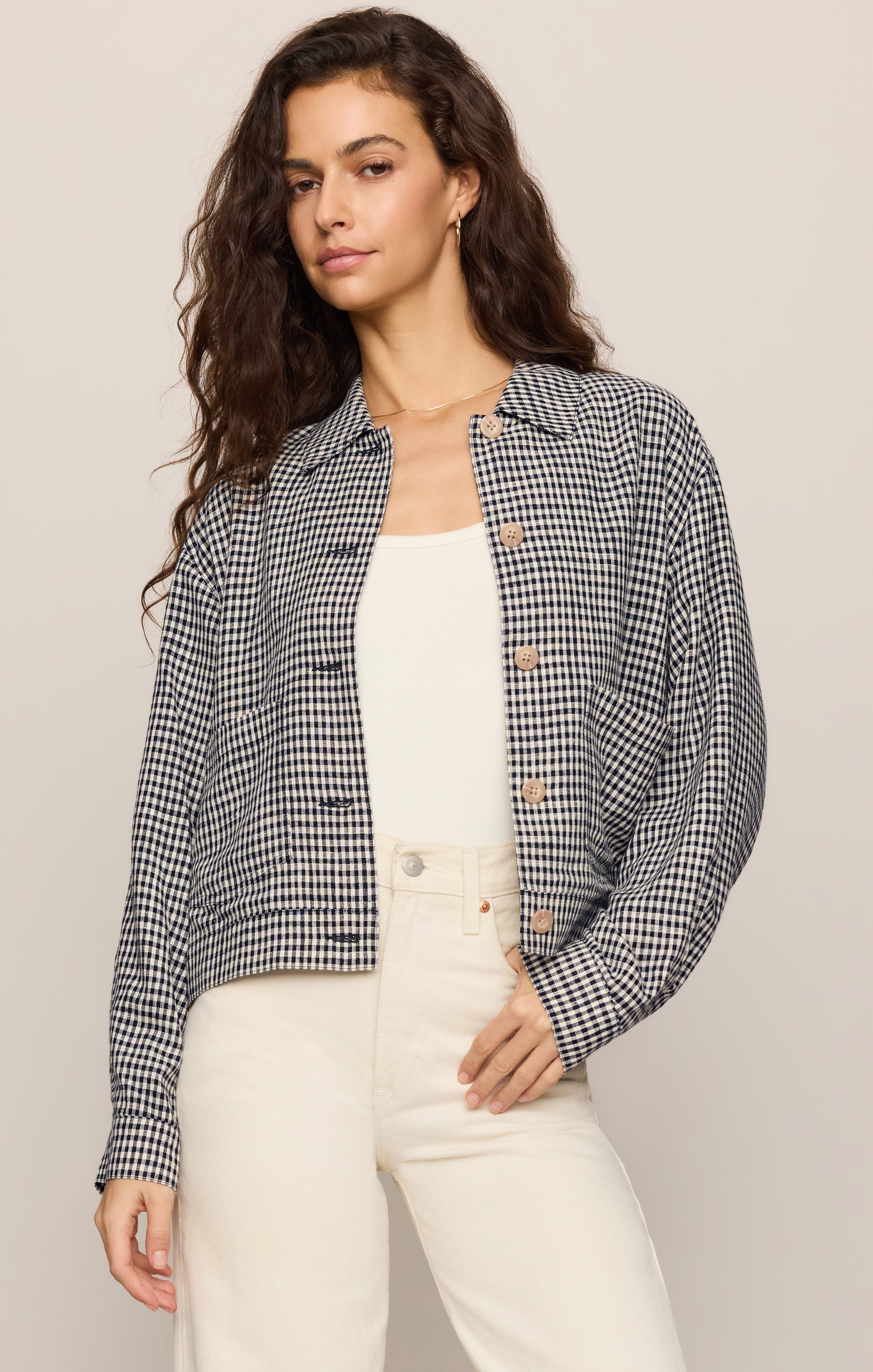 Monroe Gingham Jacket Main image