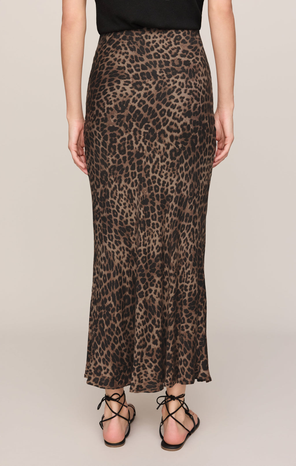 Izabel Leopard Maxi Skirt