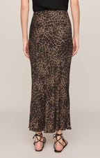 Izabel Leopard Maxi Skirt