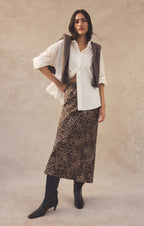 Izabel Leopard Maxi Skirt