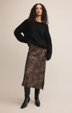 Izabel Leopard Maxi Skirt