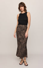 Izabel Leopard Maxi Skirt