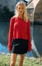 Chablis Satin Mini Skirt
