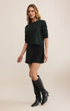 Chablis Satin Mini Skirt