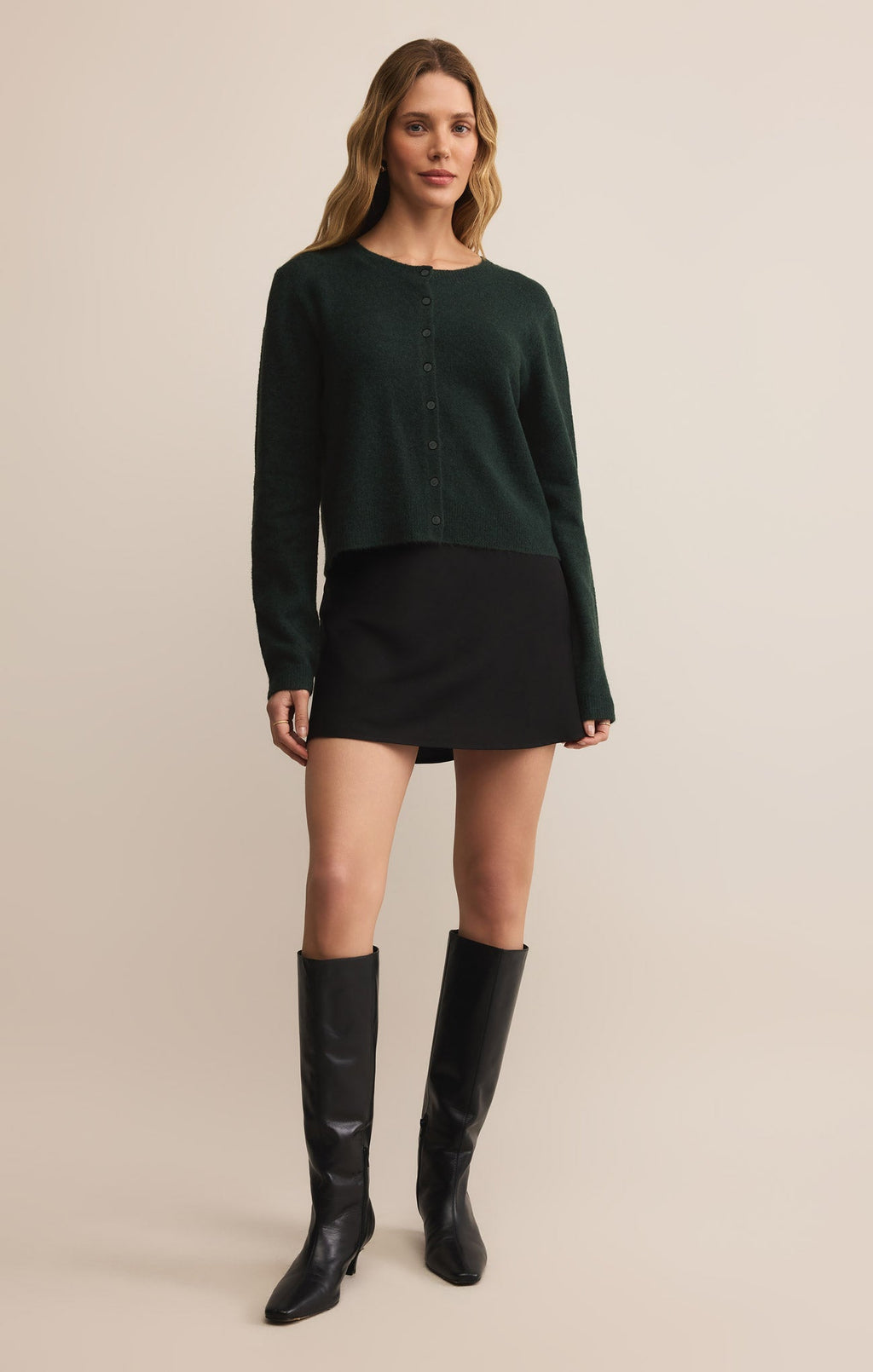 Chablis Satin Mini Skirt